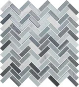 Serentina Zen 12×13 Herringbone Mosaic Glossy Serentina Zen 12×13 Herringbone Mosaic Glossy