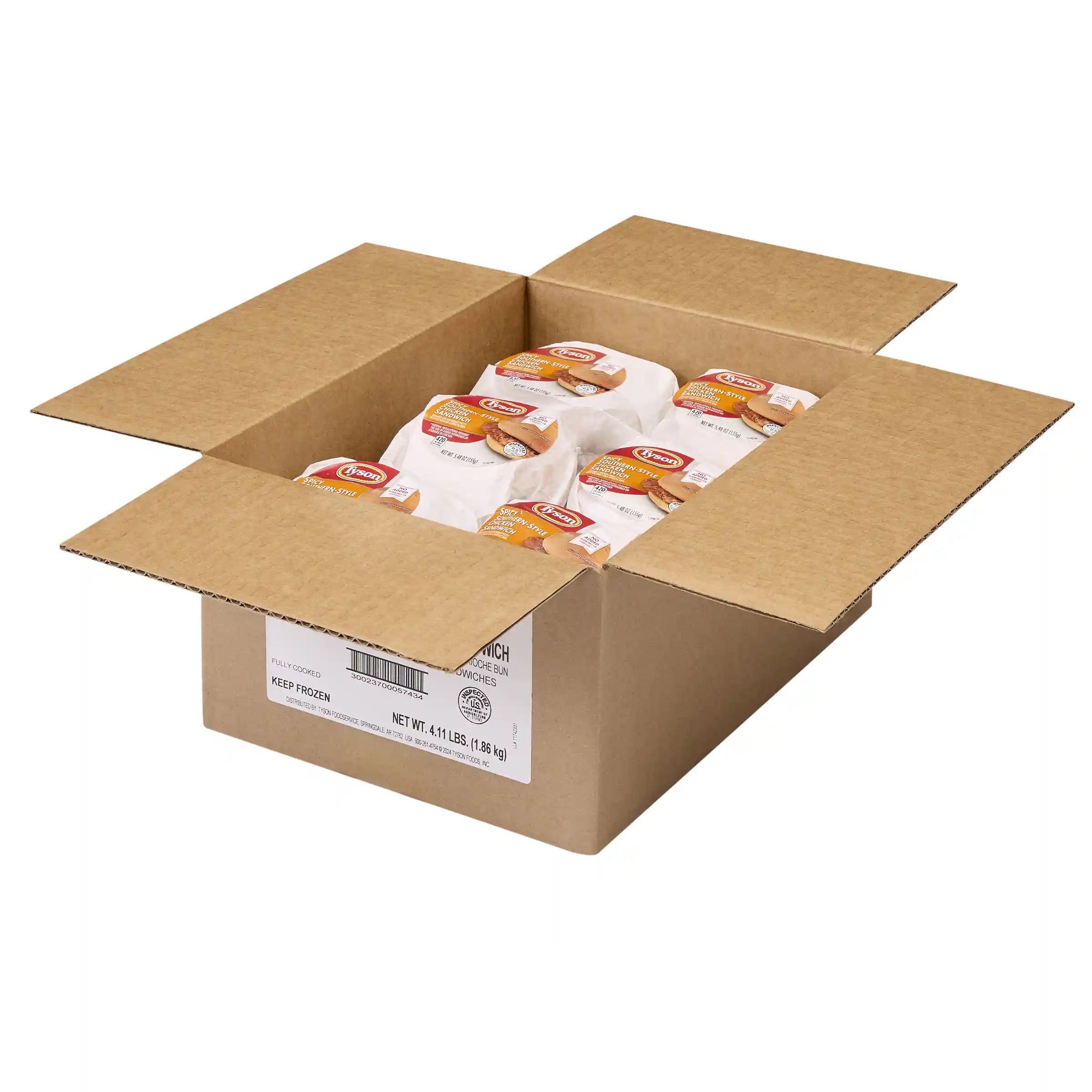 Tyson® Butcher-Wrapped Spicy Southern Style Chicken Sandwich_image_4