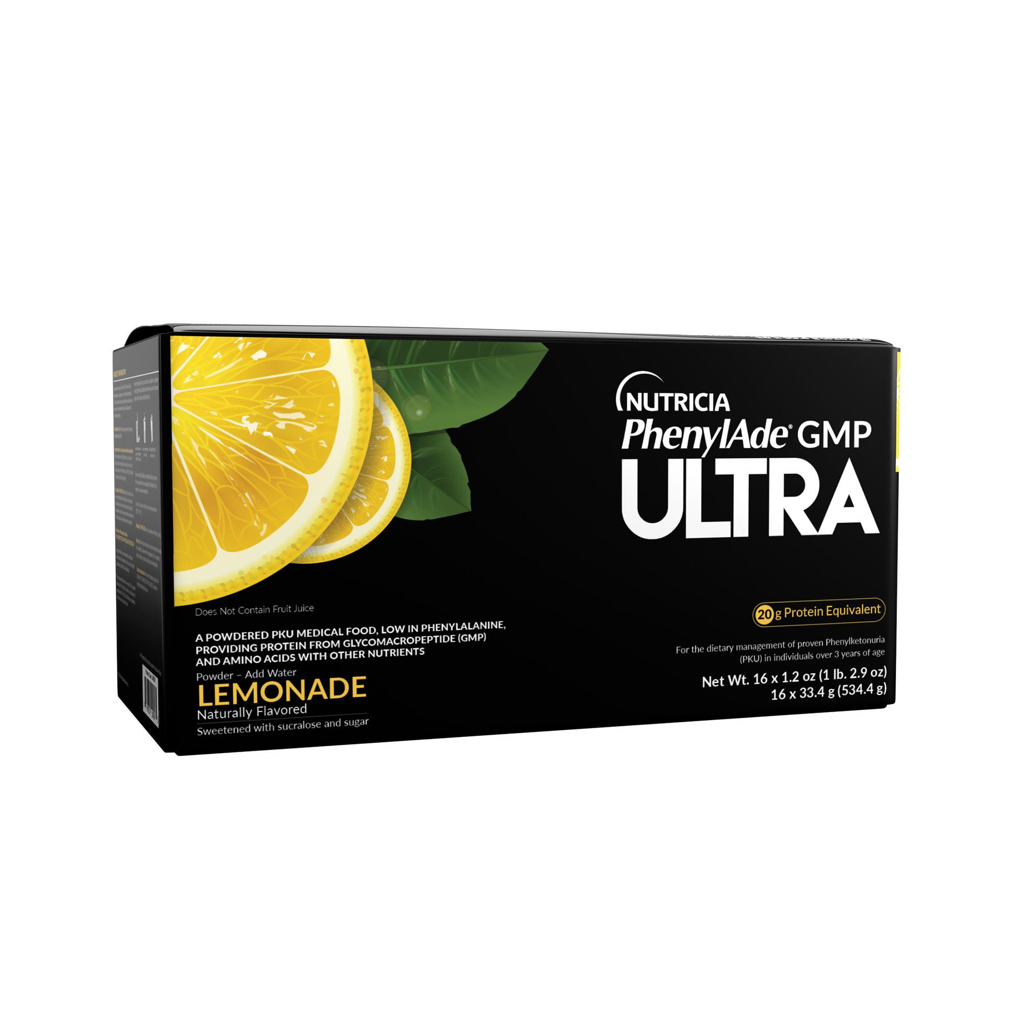 Nutricia North America PHENYLADE, GMP ULTRA LEMONADE 33.4G (16/CS)