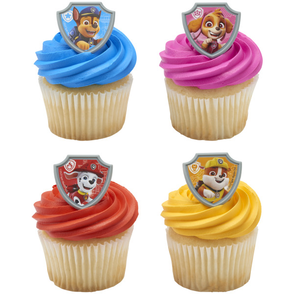 PAW Patrol Reporting for Duty Cupcake Rings