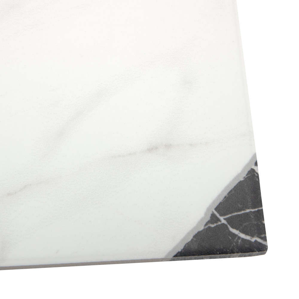 Merzoni Yard Marquina 13 in. x 13 in. Porcelain Floor and Wall Tile