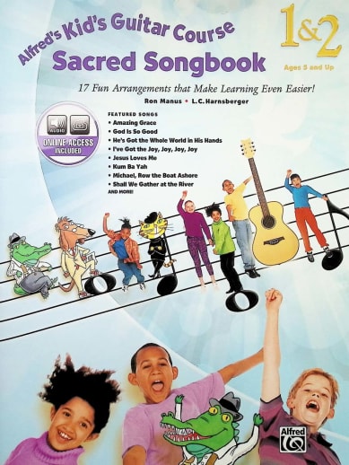 Alfred's Kid's Guitar Course Sacred Songbook 1 & 2 Book with Online Access