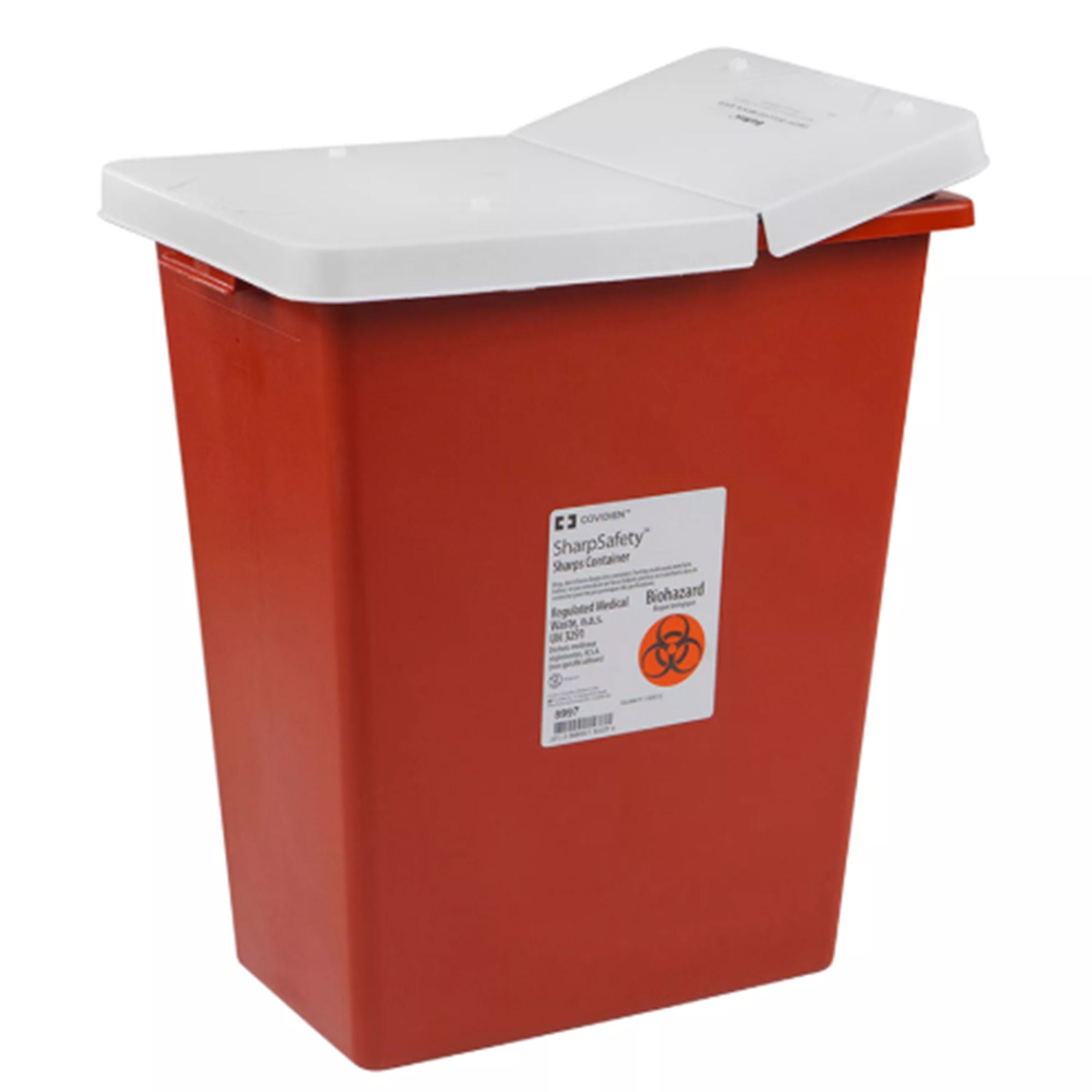 SharpSafety™ Multi-purpose Sharps Container, 18 Gallon, 26 x 18¼ x 12¾ Inch