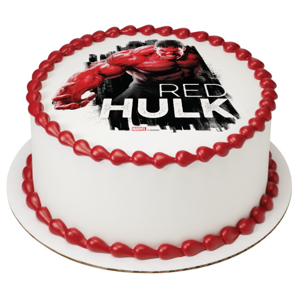 Marvel Studios' Captain America: Brave New World Red Hulk PhotoCake® Edible Image®
