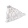 Rubbermaid Commercial, Disposable Disposable Wet Mop Head with 5" Headband, #20, White