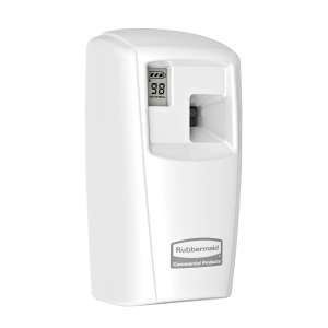 Rubbermaid Commercial, Microburst 3000 LCD Air Freshener Dispenser, White