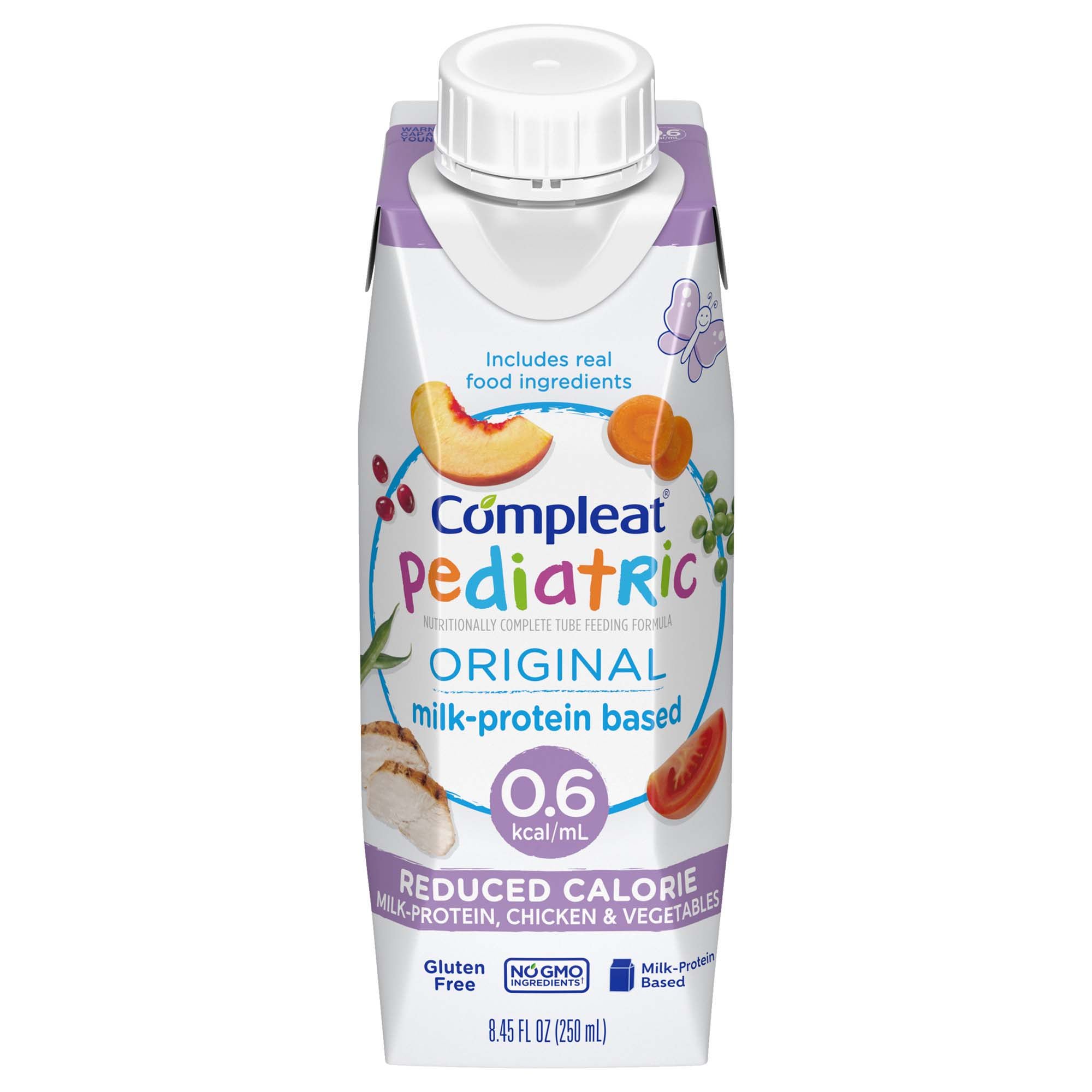 Compleat® Pediatric Reduced Calorie Pediatric Tube Feed Formula, 8.45-oz. carton