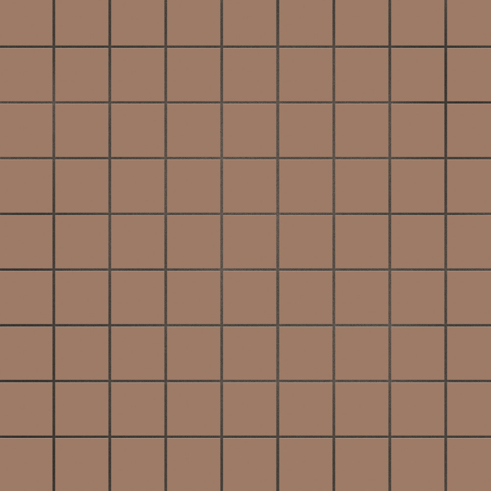 Vaudeville Taco Marron 1-5/8 in. x 1-5/8 in. Porcelain Floor and Wall Tile