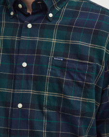 Fortrose Tailored Long-Sleeved Shirt Green Loch