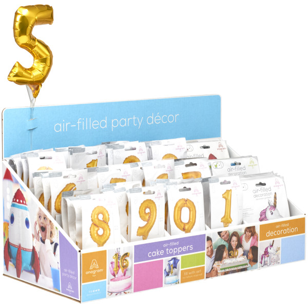 Anagram® Numeral & Tabletop Decoration Counter Retail Display