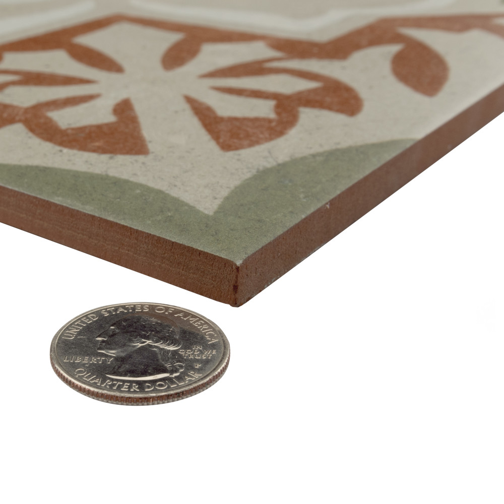 Kings Paname Bastille 17-5/8 in. x 17-5/8 in. Ceramic Floor and Wall Tile