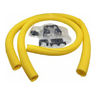 FiberGuide&reg;, Dual Flex Tube Attachment, Yellow, 10 ft. L x 4 x 6 in.