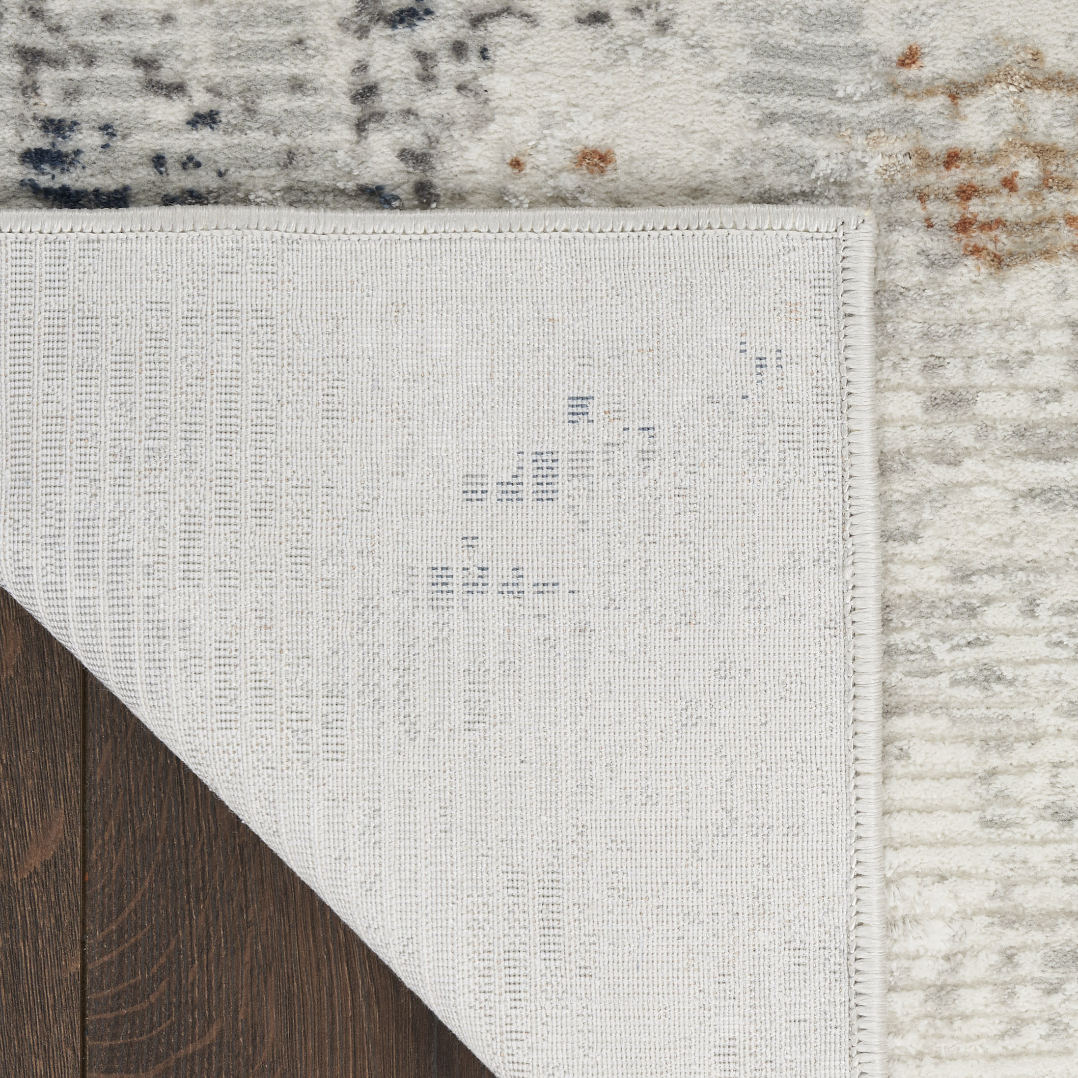 Nourison Home Texture 7'10" x 9'10" Grey Blue Modern Indoor Rug