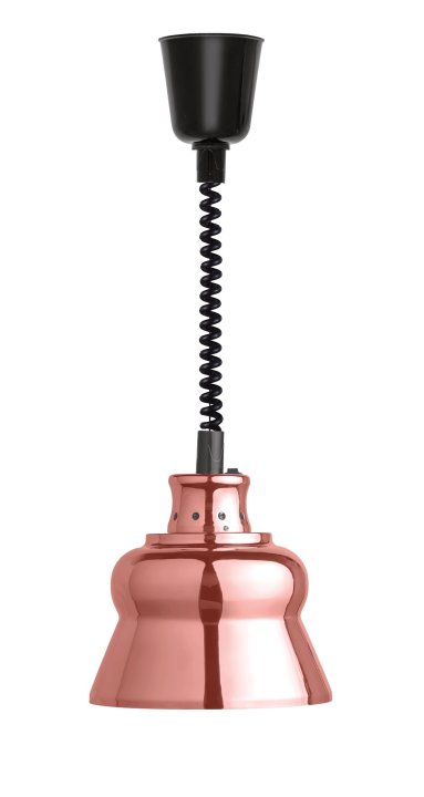 Copper RETRO heating lamp extendable cord up to 190 centimeter
