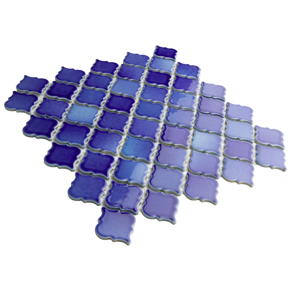 Hudson Tangier Niagara 12-3/8 in. x 12-3/8 in. Porcelain Mosaic Tile