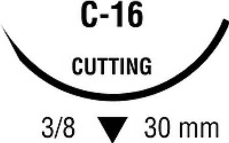 Covidien SUTURE, SOFSILK BLK 0 18" C-1617J (36/BX)