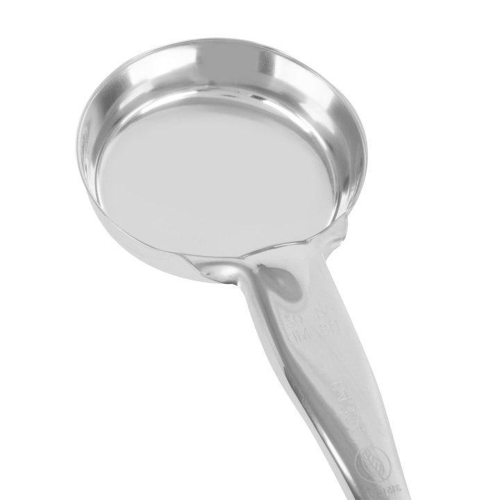 4-ounce one-piece heavy-duty solid round Spoodle® utensil with gray nylon handle