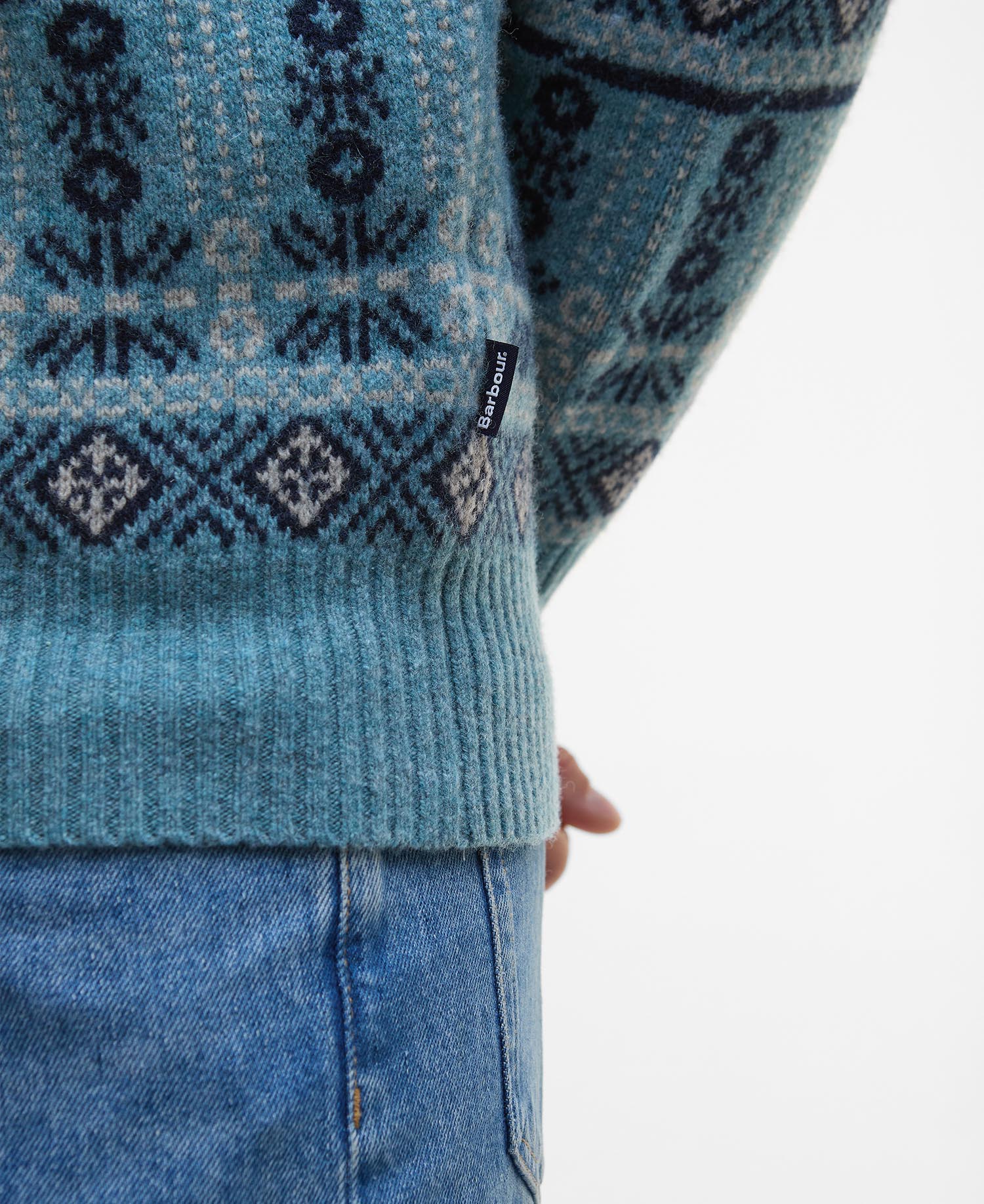 Grangetown Fair Isle Crew Neck Jumper image number 4