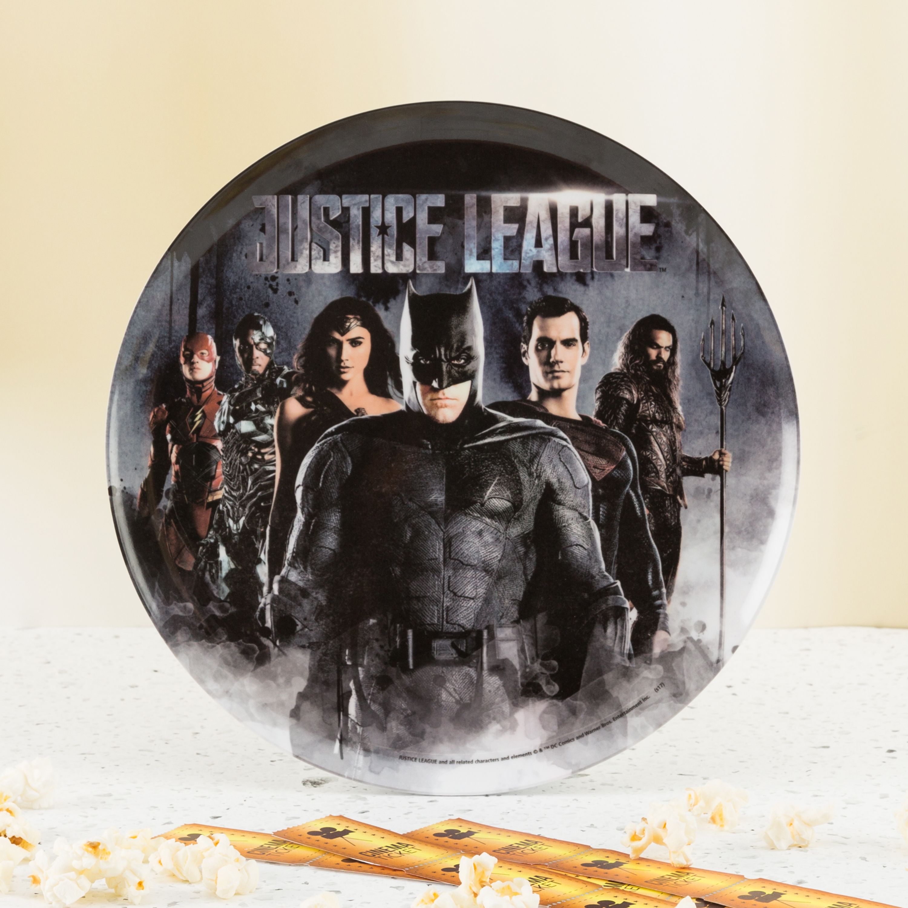 DC Comics Kids Plate, Justice League slideshow image 2 DC Comics Kids Plate, Justice League slideshow image 2