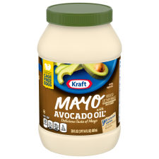 Kraft Mayo with Avocado Oil Reduced Fat Mayonnaise, 30 fl oz Jar