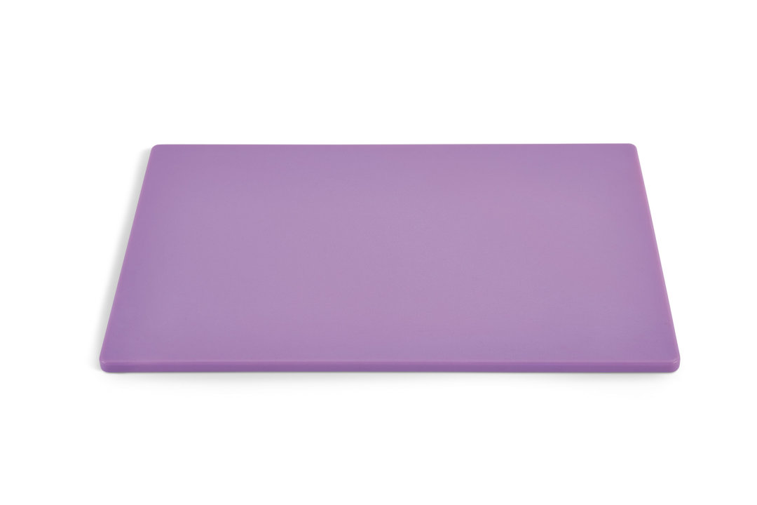 18" x 12" x ½" cutting board in purple