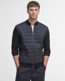 Essential Carn Quilted Jumper Classic Black