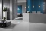 Arkshade Grey 30x60 Matte,  Lead Linea 3D 12x24, White 30x60 Matte and Polished, Blue 16x32