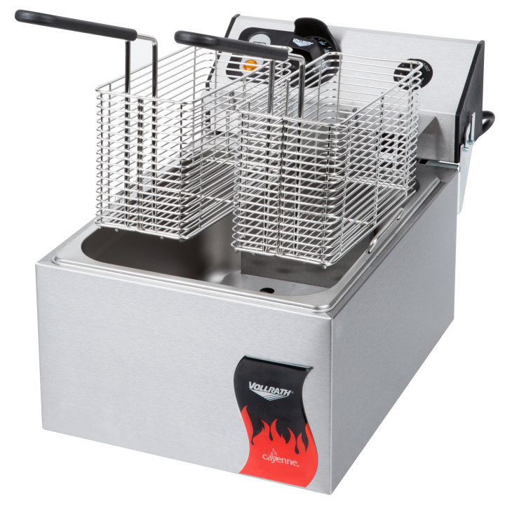 120-volt 10-lb standard-duty Cayenne® countertop deep fryer