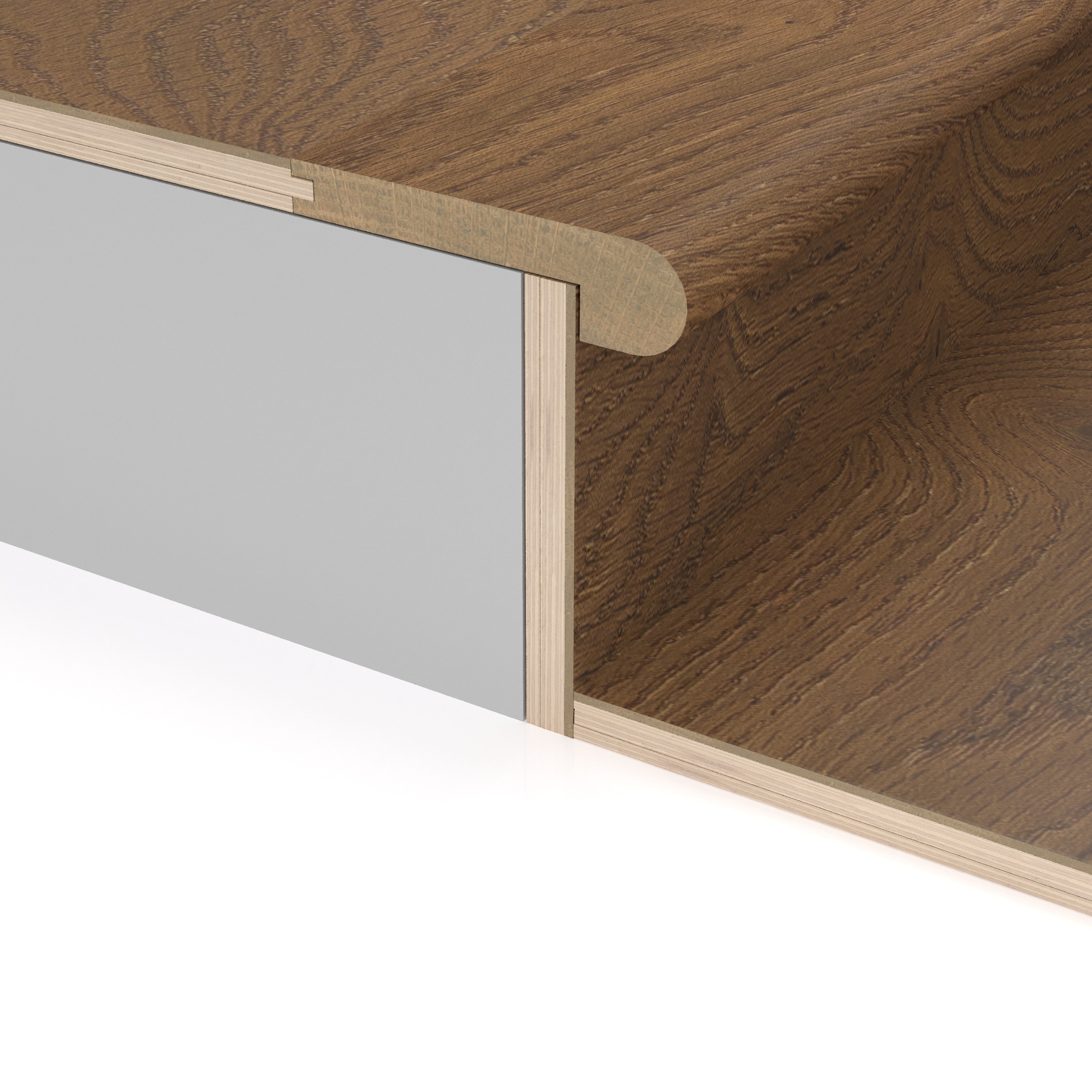 Que Syrah First Press Stair Nosing Flush view 3