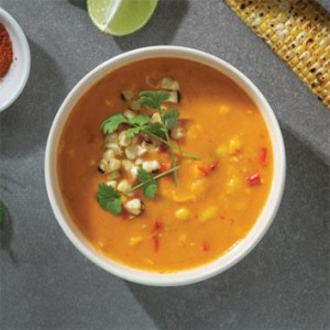 Campbell’s® Reserve Frozen Ready to Cook Mexican Street Corn Soup, 4 Pound Pouches, 4-Pack