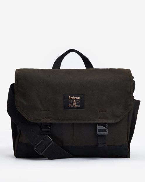 Borsa a tracolla Field in tessuto cerato 