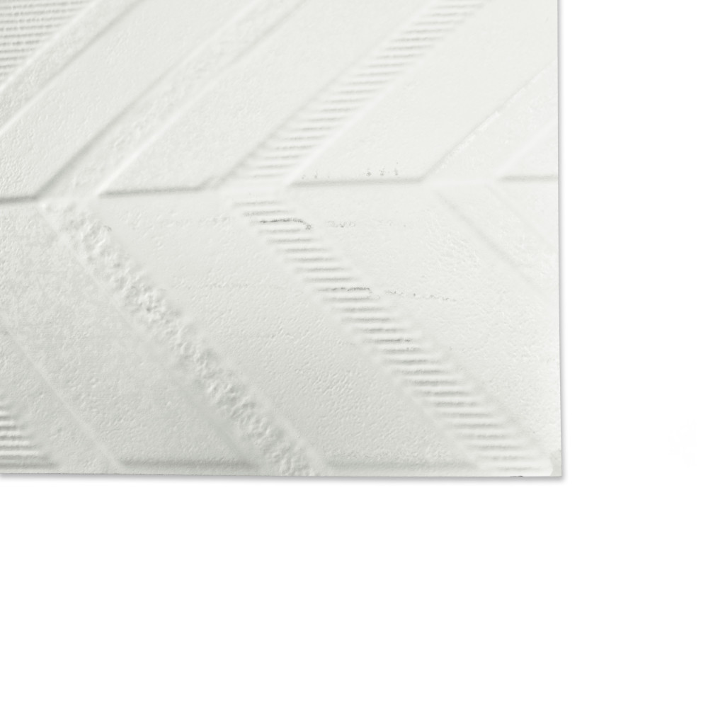 Lumiere Lelue Blanco 11-3/4 in. x 35-3/8 in. Ceramic Wall Tile