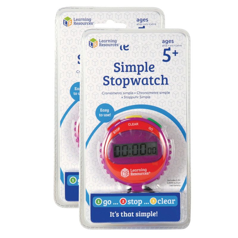 Simple+Stopwatch%2C+Assorted+Colors%2C+Pack+of+2