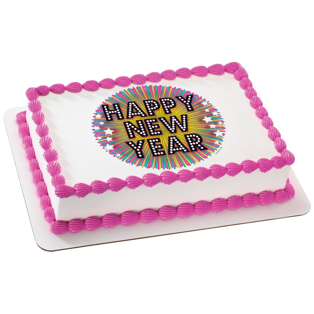 Image Cake New Year Sparkle