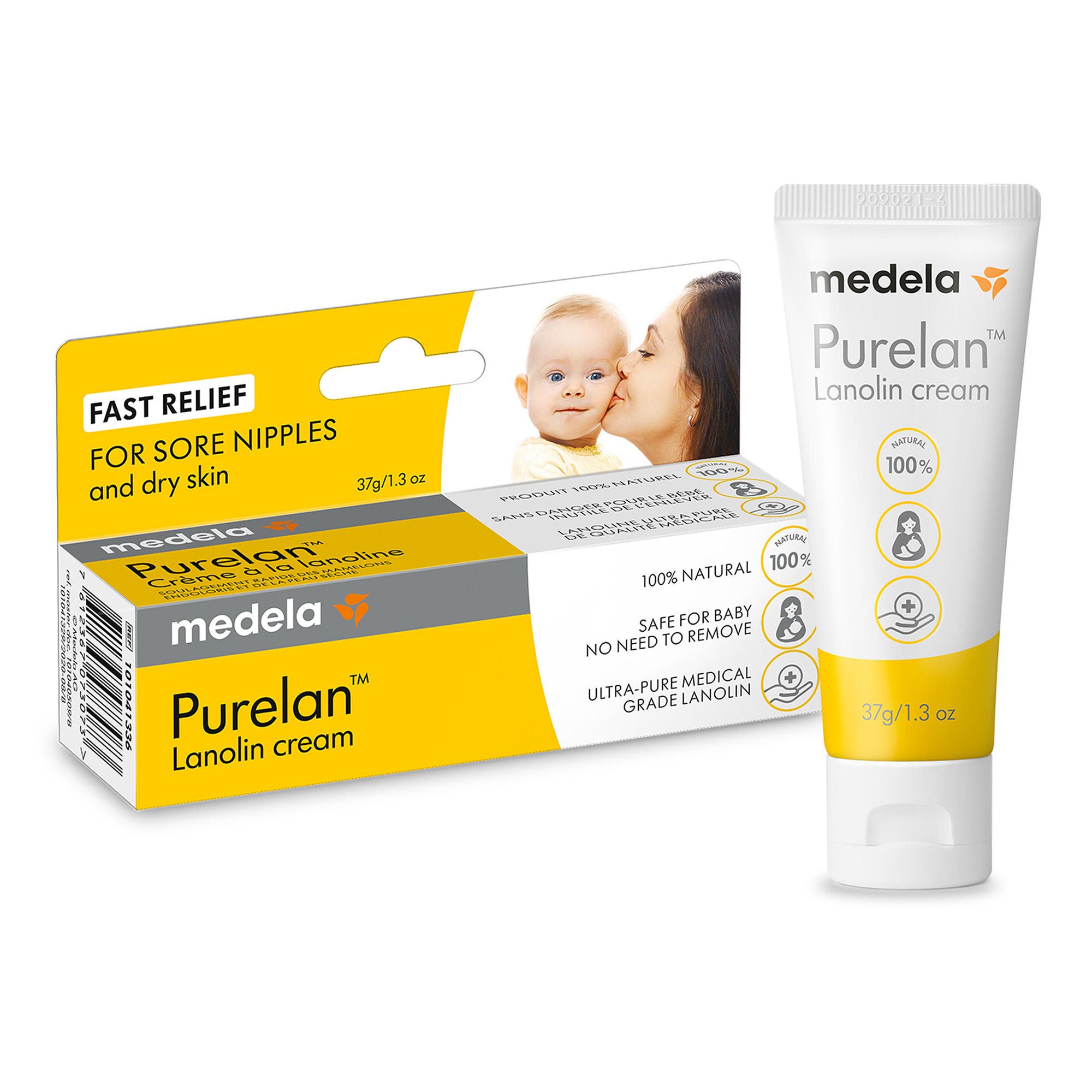 Medela CREAM, LANOLIN PURELAN F/BREAST NIPPLE 37G (18/BX)