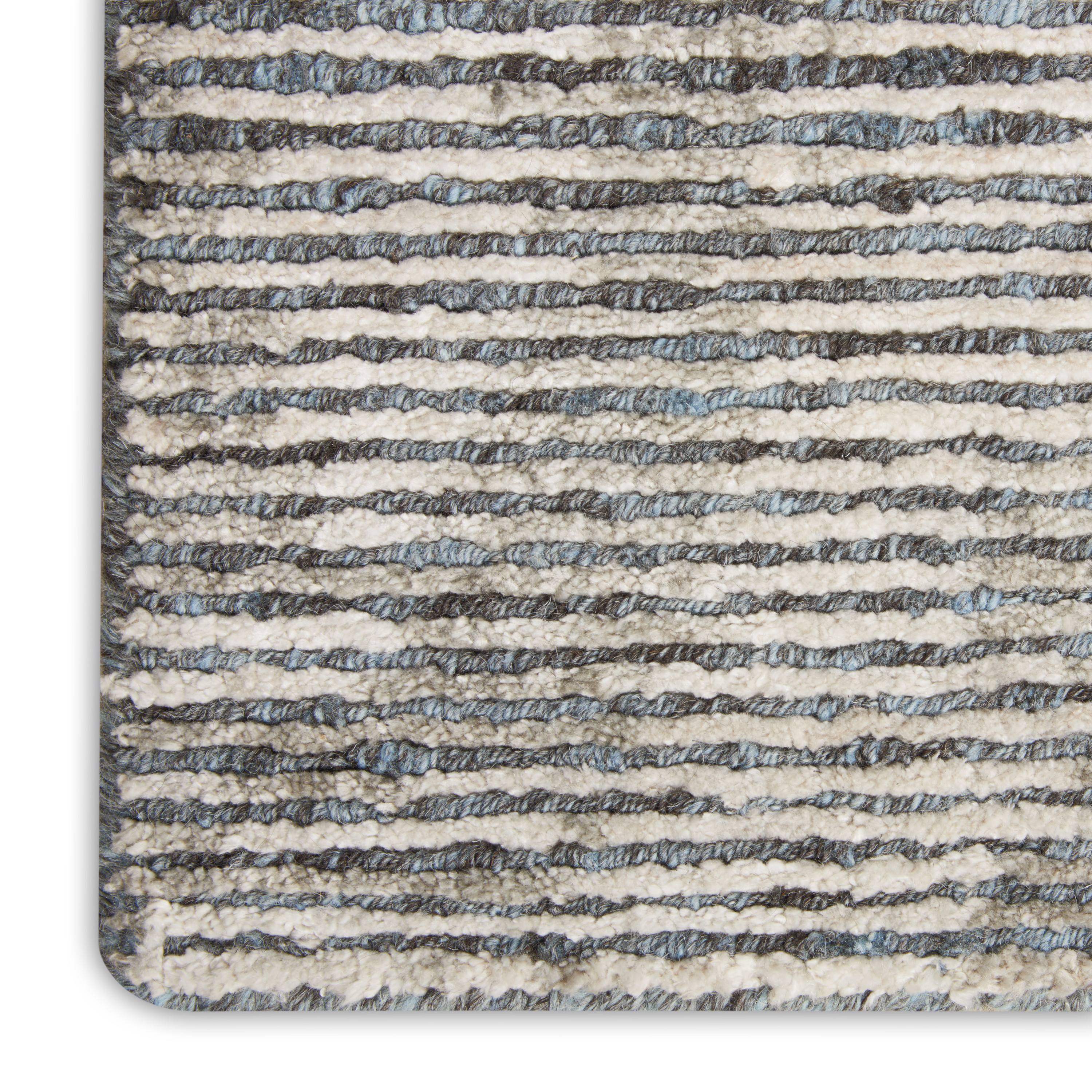 Nourison Ellora 7'9" x 9'9" Slate Modern Indoor Rug