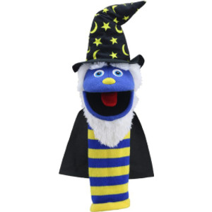 Eco Knitted Puppet: Wizard