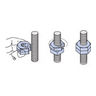 1/4'' Slip On Lock Nut (2 Pcs) [943351]