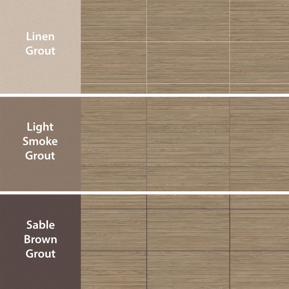 Woodstrip Nogal 11-3/4 in. x 23-1/2 in. Ceramic Wall Tile
