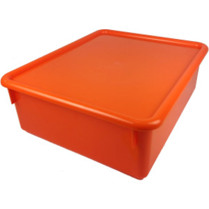 Double Stowaway&reg; Tray with Lid, Orange
