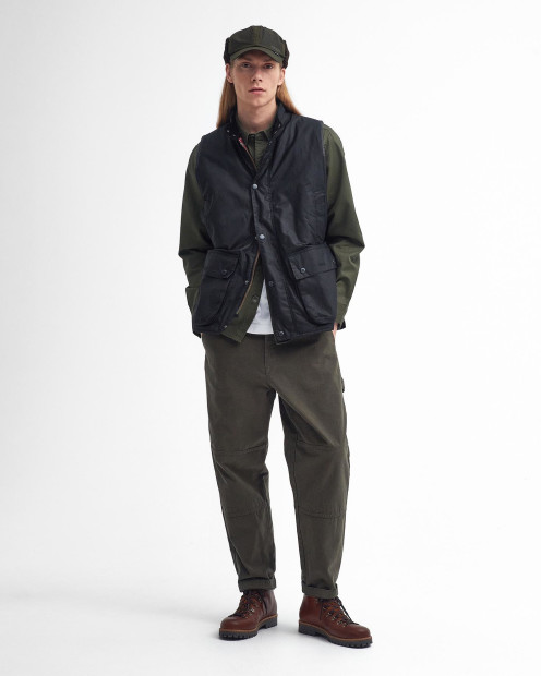 Gilet cerato oversize – Barbour x Baracuta 