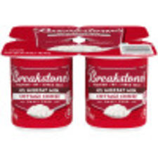 Breakstone's Smooth & Creamy Small Curd Cottage Cheese 4% Milkfat, 4 ct Pack, 4 oz Cups