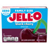 JELL-O Zero Sugar Black Cherry Flavor Gelatin, 0.6 oz Box
