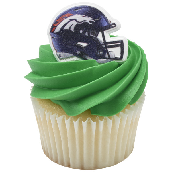 NFL Team Helmet Cupcake Rings