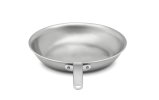 7-inch Tribute 3-ply fry pan with natural finish and plated handle