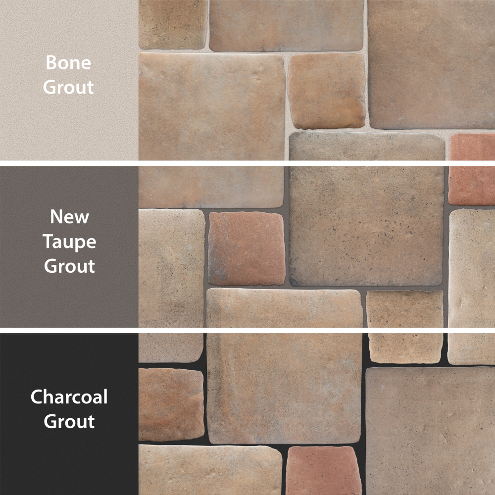 Benisa Marelle Teja with Cotto Taco 11-7/8 in. x 17-3/4 in. Porcelain Floor and Wall Tile