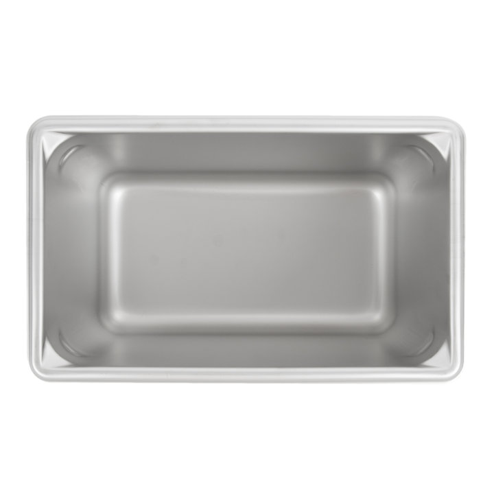 Fourth-size 6-inch-deep Super Pan V® stainless steel steam table pan