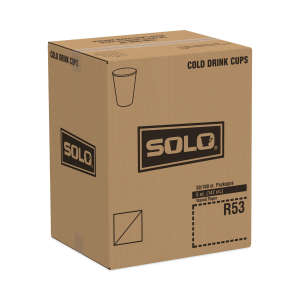 Solo, Symphony Design Paper Water Cups, 5 oz, Beige