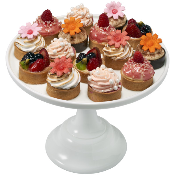 White Pearl Grande - Red 3 Free Nonpareils