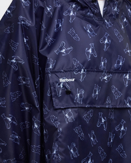 Dog-Print Showerproof Poncho